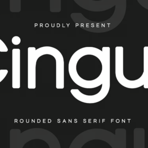 Cingur - Rounded Sans Serif Font